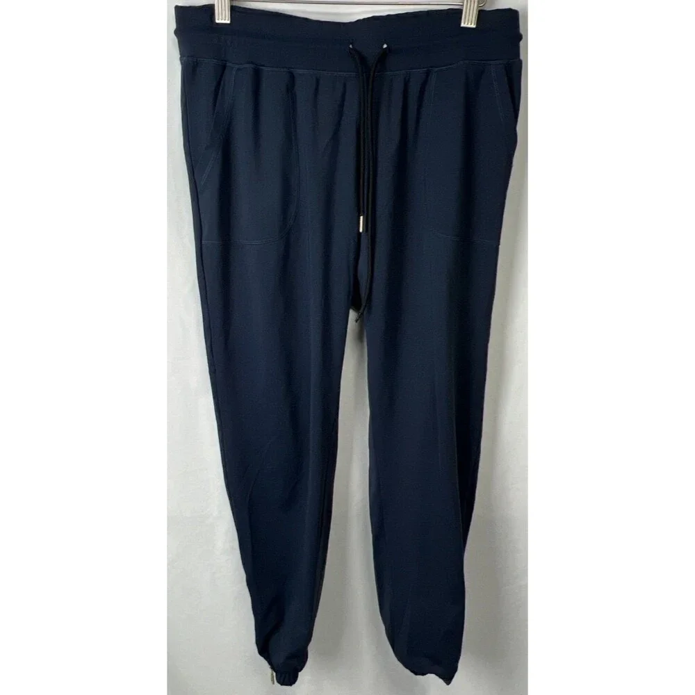 Zyia Zipper Joggers Medium Navy - Picture 3 of 8